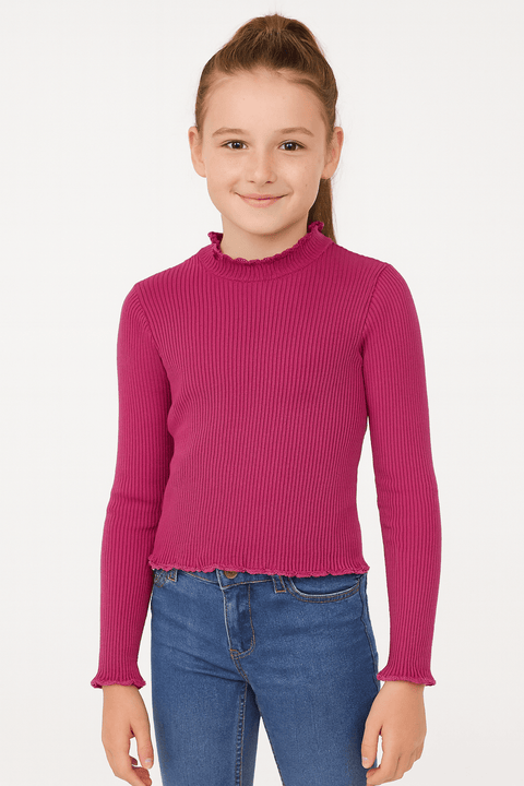 S.Oliver Girl's Purple Long-Sleeve Blouse |S.Oliver in Lebanon