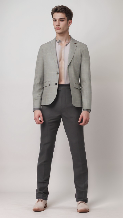 Asos Design Men's Grey Blazer ANF2878