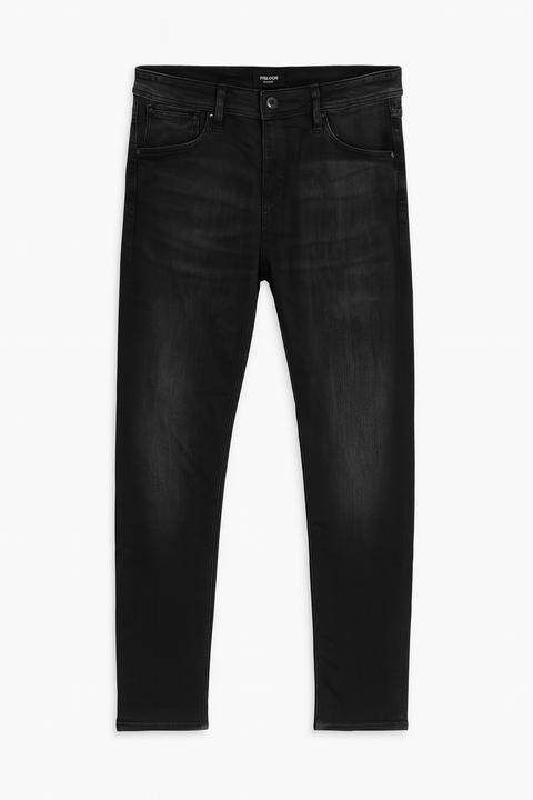 Jack & Jones Men's Black Comfort Fit Regular Rise Jeans | Jack & Jones In Lebanon