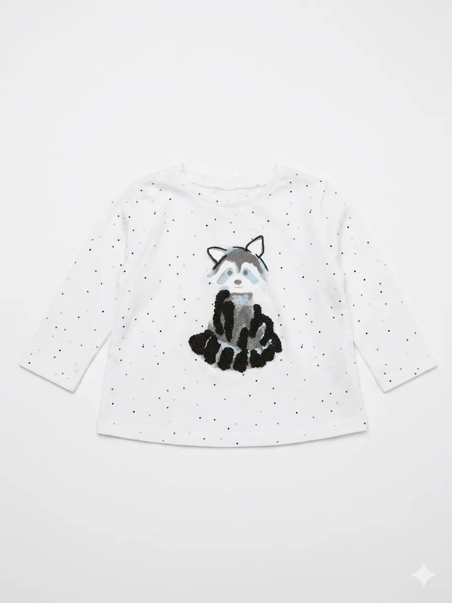 Zara Baby Girl's White Printed Blouse | Zara In Lebanon