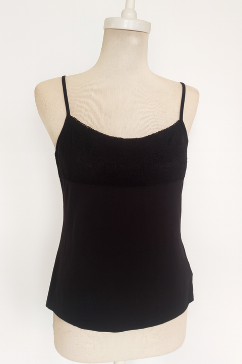 Demar Women's Black Spaghetti Strap Camisole | Demar In Lebanon