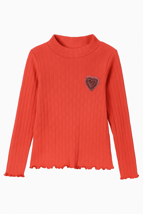S.Oliver  Girl's Coral  Long Sleeve Blouse  |S.Oliver In Lebanon