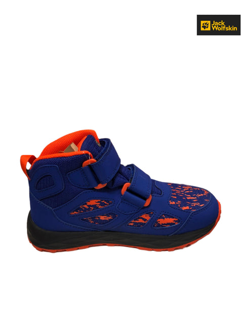 Jack Wolfskin Boy's Blue Woodland 2 Texapore Mid VC K Sneakers |Jack Wolfskin in Lebanon