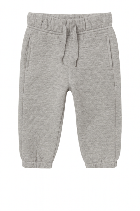 POMPdeLUX Boy's Grey Quilted Trousers |POMPdeLUX in Lebanon