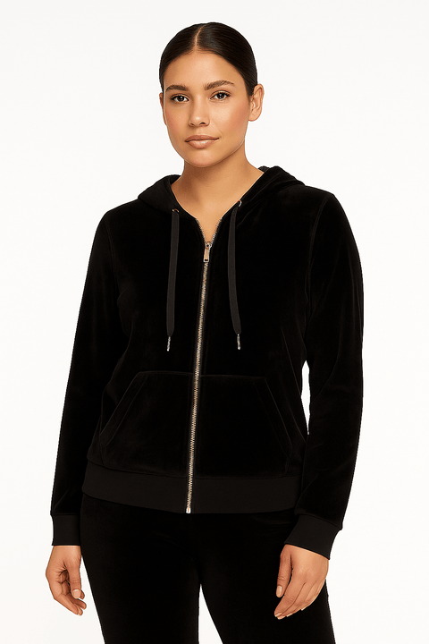 Vince Camuto Women's Black Hooded Jacket | Vince Camuto  In Lebanon