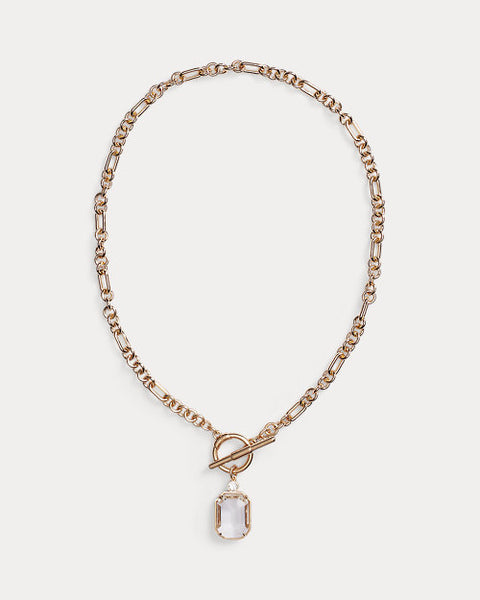 Ralph Lauren Women's Gold Stone Pendant Necklace |Ralph Lauren in Lebanon
