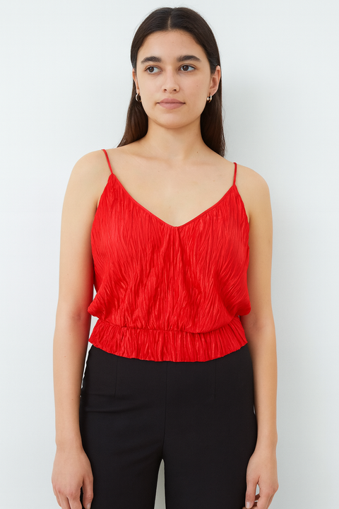 Zara Women's Sleeveless Crop Top  |Zara in Lebanon