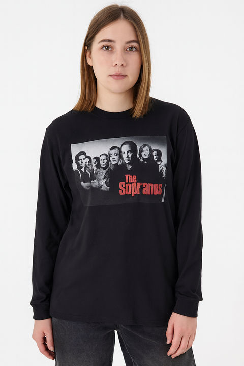 HBO Women's Black The Sopranos Graphic Print Blouse | HBO In Lebanon