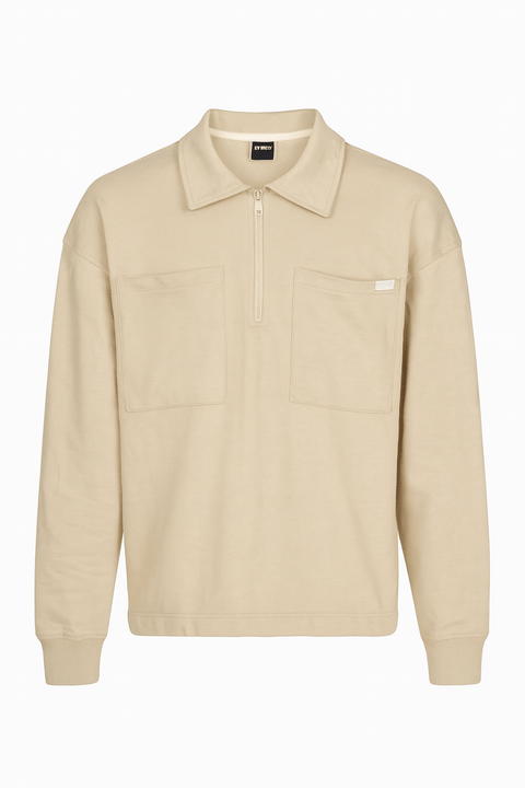 Jack & Jones Men's Beige Long Sleeve Sweatshirt  | Jack & Jones In Lebanon
