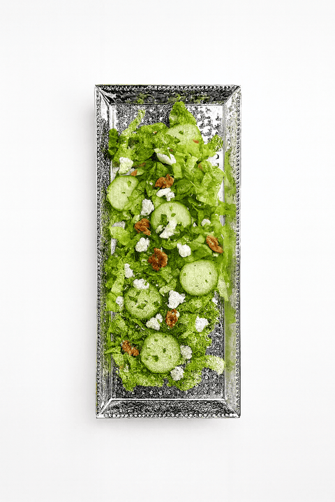 Lucky Tiger Stainless Steel Rectangal Plate 15x4x2cm (AM-7136I)