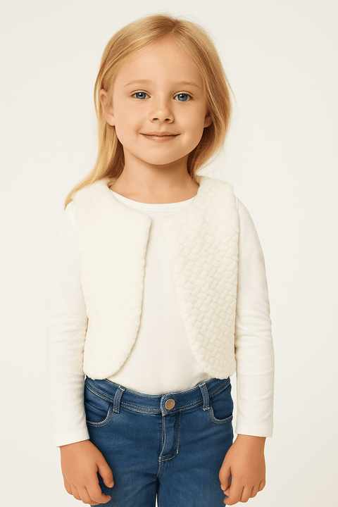 S.Oliver Girl's White Long-Sleeve Bolero |S.Oliver in Lebanon