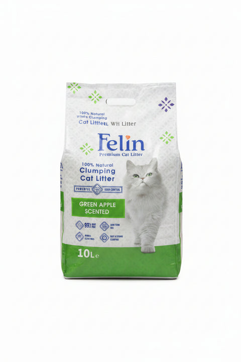 Felin Cat Litter Green Apple Scented 10L | Felin  In Lebanon