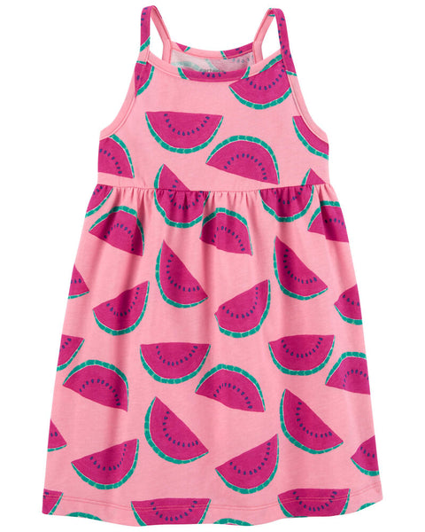 Carter's Girl's Pink Watermelon Tank Dress | Carter's In Lebanon