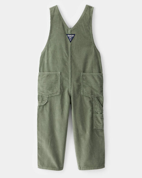OshKosh B'gosh Boy's Olive Green Solid Corduroy Overalls | OshKosh B'gosh In Lebanon