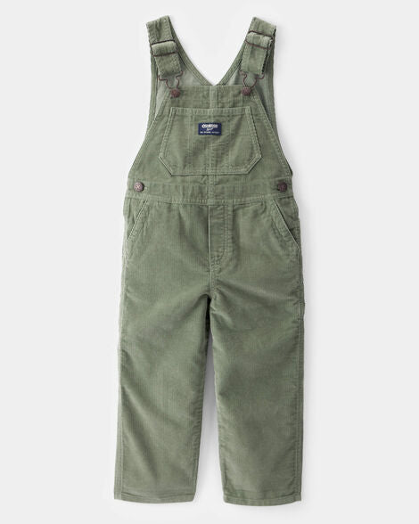 OshKosh B'gosh Boy's Olive Green Solid Corduroy Overalls | OshKosh B'gosh In Lebanon