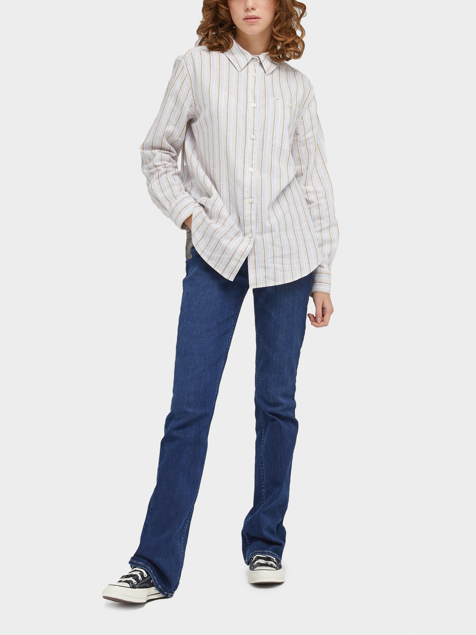 Lee Women's Multicolor Striped Long Sleeve Shirt | Lee In Lebanon