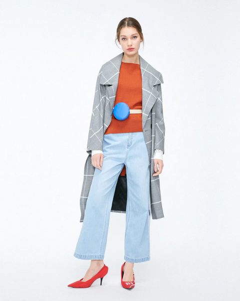 Vero Moda Women's Gray Coat 319121521E90(SHR)(zone 3)
