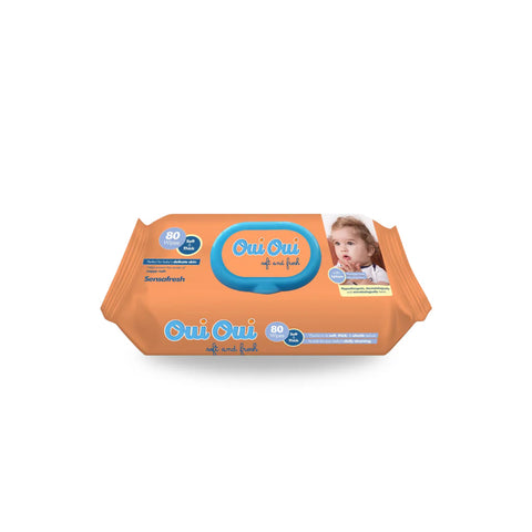 Oui Oui Wet Wipes Sensa Fresh 80 Sheets | Oui Oui In Lebanon