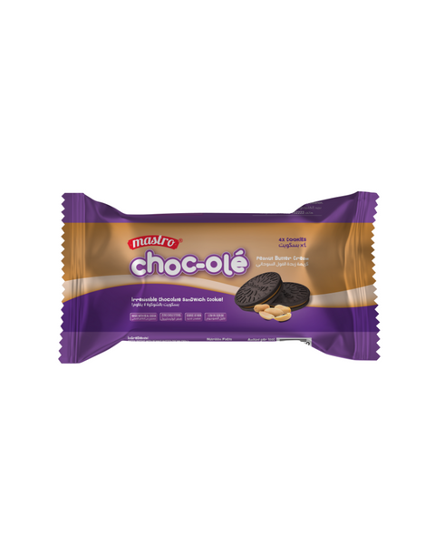 Mastro Choc-ole Biscuits Peanut Butter Cream  30g