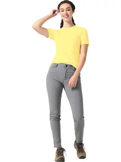 Wrangler Women's Yellow Regular Fit T-Shirt | Wrangler In Lebanon