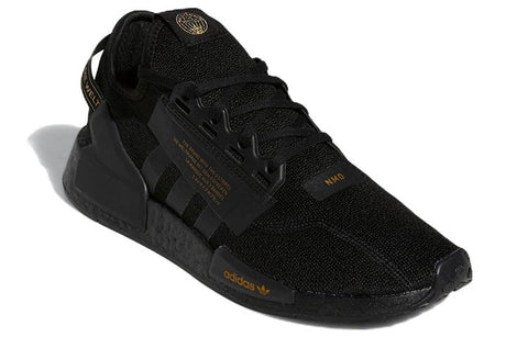 Adidas Men's Black & Gold NMD-R1 Sneakers |Adidas In Lebanon