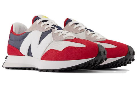 New Balance Men's Red & White & Gray 327 Sneakers | New Balance In Lebanon
