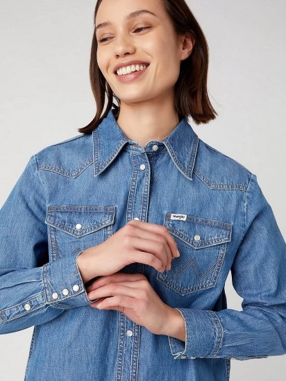 Lee Women's Blue Denim Smitten Kitten Button Down Heritage Shirt | Lee In Lebanon