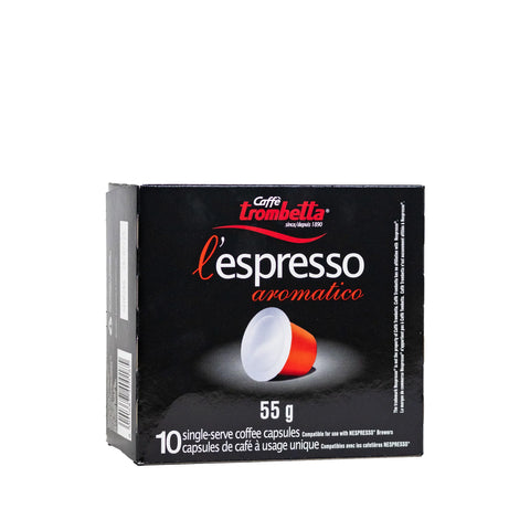 Caffe Trombetta l'espresso 10 Capsule  | Caffe Trombetta In Lebanon