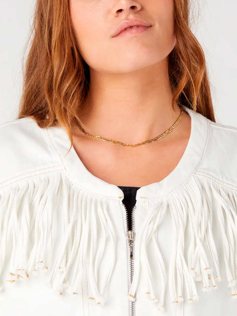 Wrangler Women's White Denim Vest | Wrangler In Lebanon