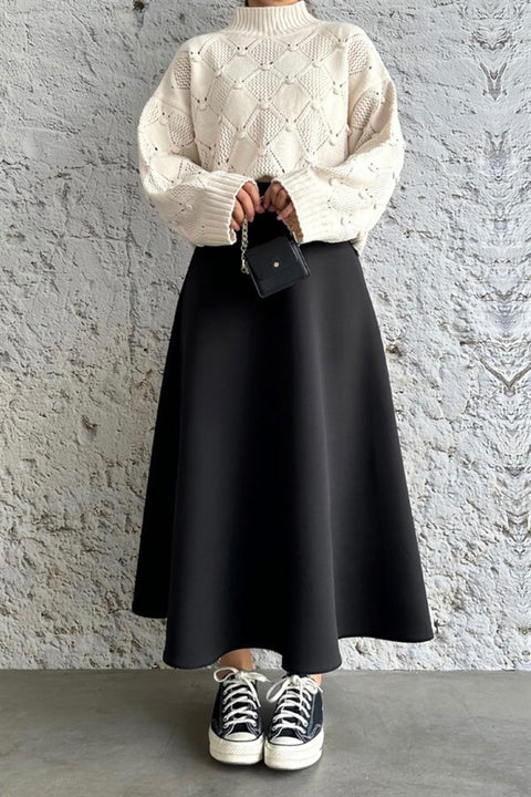 SD Women's Black Skirt TR671(YZ 78)