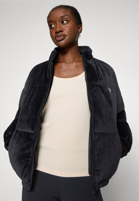 Guess Women's Black Couture Zip-Front Puffer Jacket | Guess In Lebanon