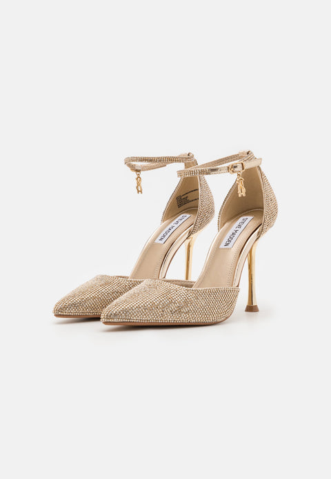 Steve Madden Women's Gold Sparx-R Heels | Steve Madden In Lebanon