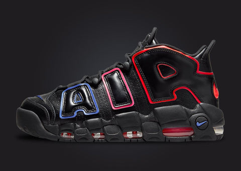 Nike Men's Black Multi Air More Uptempo GS Sneakers |Nike In Lebanon