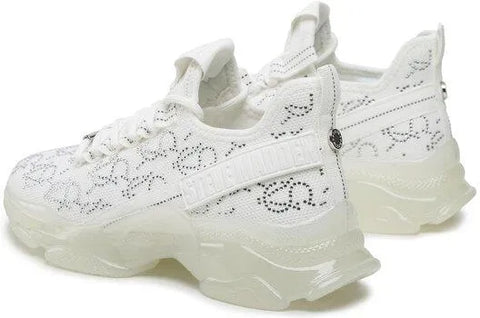 Steve Madden Women's White Max-SM Sneaker | Steve Madden In Lebanon