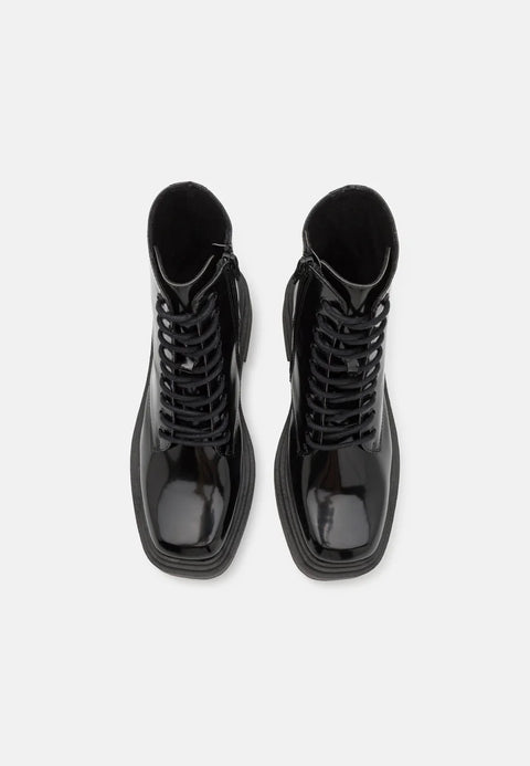 Steve Madden Women's Black Chiney Platform Ankle Boots | Steve Madden In Lebanon