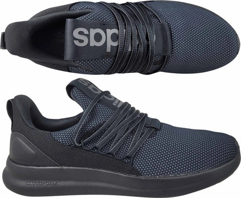 Navy blue athletic shoe with 'sdp' branding on a white background