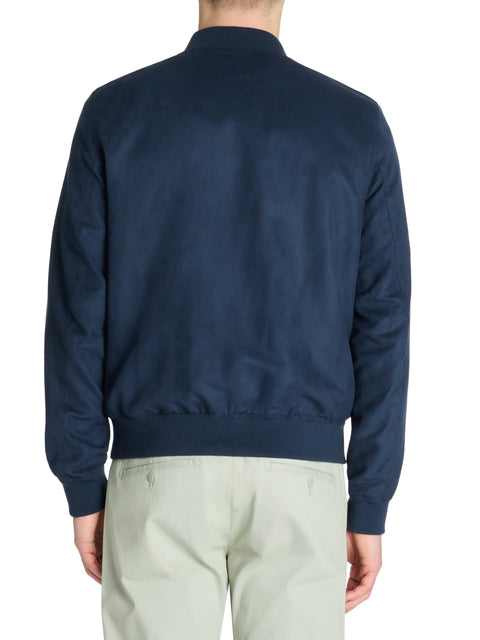 Celio Men's Navy Bomber Collar Jacket | Celio In Lebanon
