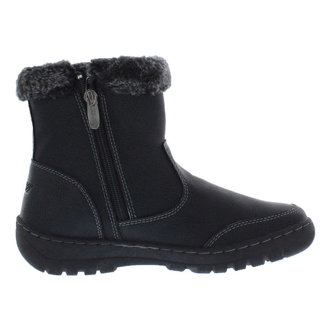 Khombu Women's Black All Weather Memory Foam Comfort Ankle Boot | Khombu In Lebanon
