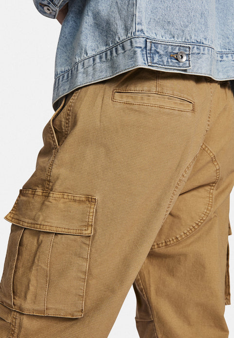 Rebel Men's Khaki Cargo Jogger | Rebel In Lebanon