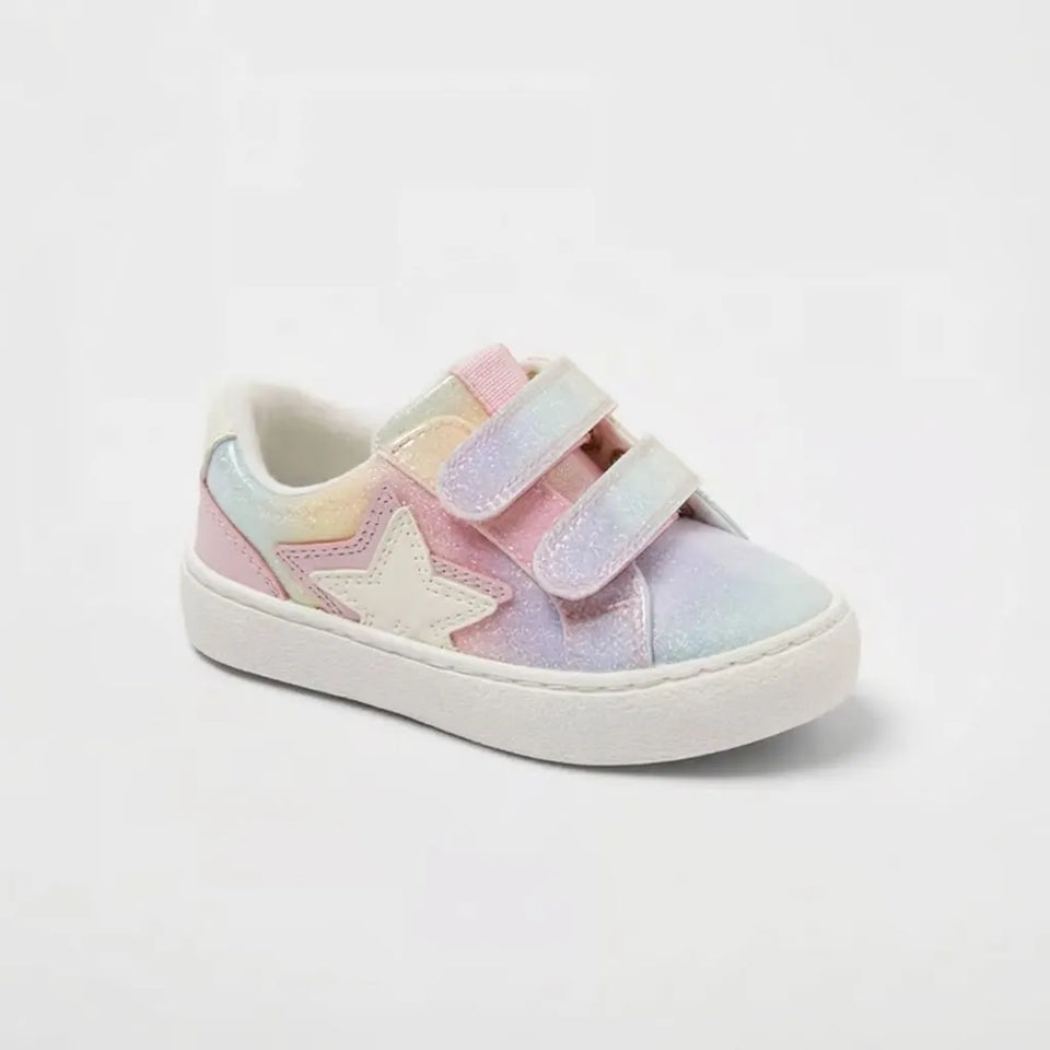 Cat & Jack Baby Girl's Multicolor Sora Glitter Sneakers