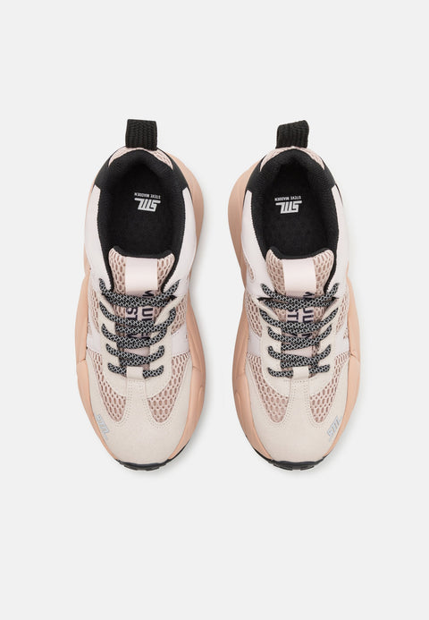 Steve Madden Women's Black & Blush Suede Bounce 1 Sneakers |Steve Madden In Lebanon