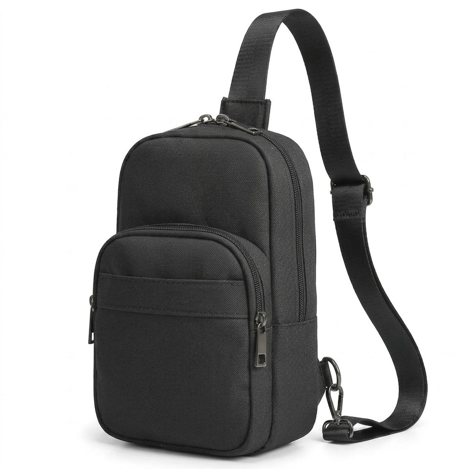 Alfani Men's Black Crossbody Sling Pack Bag