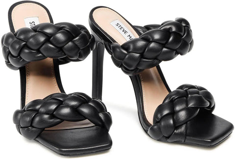 Steve Madden Women's Black Kenley Heeled Sandal | Steve Madden In Lebanon