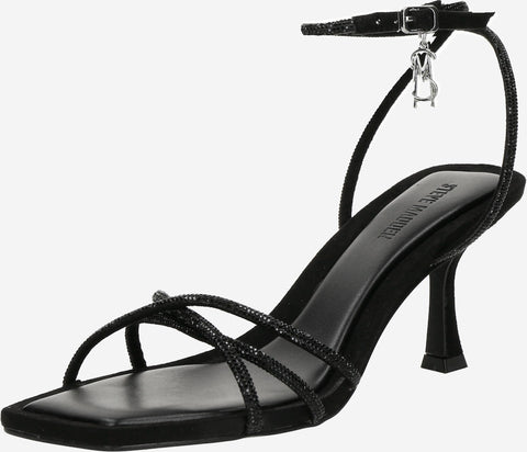 Steve Madden Women's Black Legit Strap Heeled Sandal's | Steve Madden In Lebanon