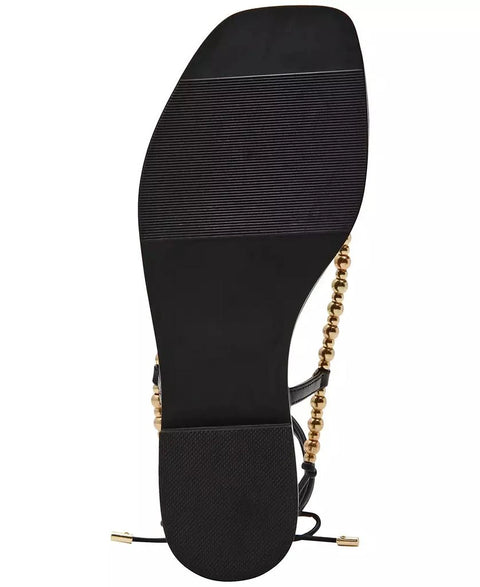 Dolce Vita Women's Black Mirielle Beaded Lace-Up Gladiator Sandal | Dolce Vita In Lebanon