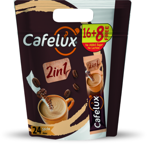 Cafelux 2In1 Sachet 12*24 Sticks