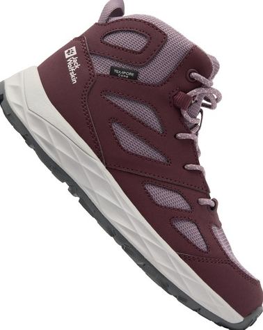 Jack Wolfskin Girl's Purple 2 Woodland Texapore Mid K Sneakers |Jack Wolfskin in Lebanon