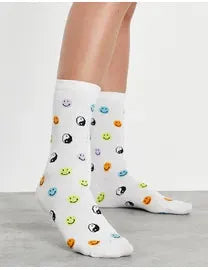 Asos Design Women's White Socks ANF3478