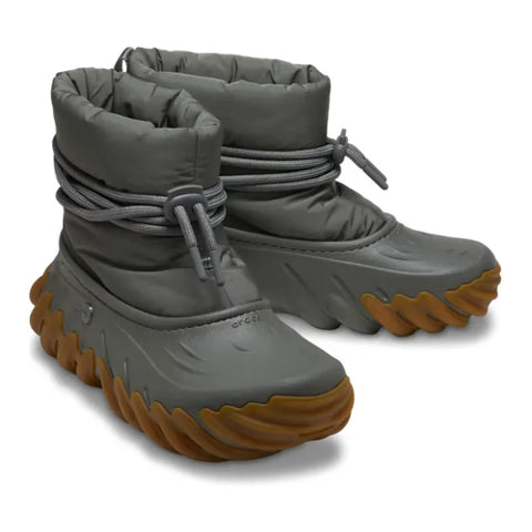 Crocs Women's Khaki Green Echo Boots | Crocs In Lebanon