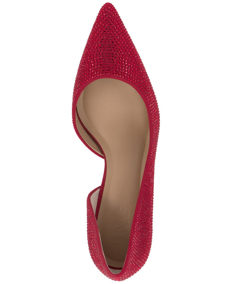 I.N.C. International Concepts Women's Red Gazala Embellished Pumps Heel | I.N.C In Lebanon